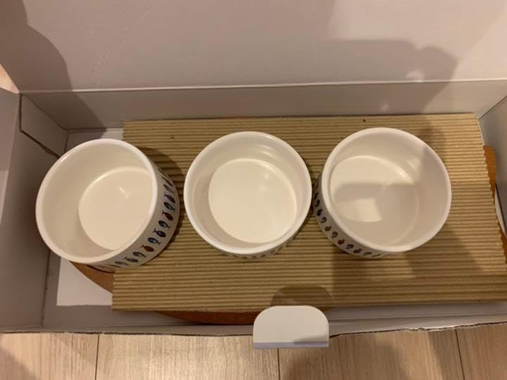 古伊万里 金彩赤絵 古伊万里 染錦 二方割玉獅子 茶碗 完品 5客 陶磁器